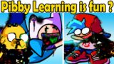 FNF VS. New Pibby Finn & Jake | FNF Learning is fun ? + Cutscenes (Come learn with Pibby x FNF Mod)