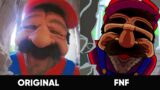 FNF VS Ring Cam Mario but… Original VS FNF Mod