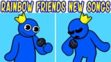 FNF Vs Rainbow Friends SECRET SONGS | Leaks | DEMO MOD | Vs Blue |  Roblox Rainbow Friends
