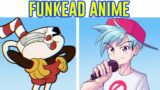 FUNKHEAD – Gameplay not final But Anime Version | Friday Night Funkin Mod Cuphead
