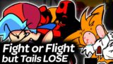 Fight or Flight but Tails lose Cover | Friday Night Funkin'