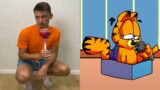 Fnf VS Garfield in real life Parody Friday Night Funkin
