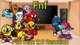 Fnf react to Pacman 2.0 mod! (Gacha club)