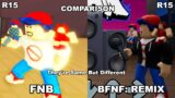 Friday Night Bloxxin & Basically FNF: REMIX (Comparison)