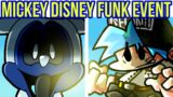 Friday Night Funkin’ Disney Funk Event VS Negative Mickey + Goofy & More FULL WEEK (FNF Mod)