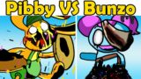 Friday Night Funkin' Pibby Bunzo Bunny VS. Pibby Corrupted (Come learn with Pibby x FNF Mod)