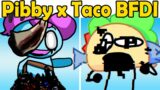 Friday Night Funkin' Pibby Corrupted VS Taco BFDI Corrupted (Come learn with Pibby x FNF Mod)