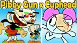 Friday Night Funkin' Pibby Cuphead Corrupted x Pibby Run BFDI (Come and learn with Pibby x FNF Mod)