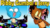 Friday Night Funkin' Pibby Gumball Corrupted Reskin VS. Jerry Pibby(Come learn with Pibby x FNF Mod)