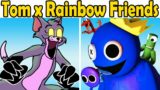 Friday Night Funkin' Pibby Tom & Jerry VS. Rainbow Friends(Roblox Rainbow Friends Chapter 1/FNF Mod)