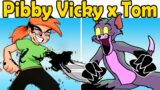 Friday Night Funkin' Pibby Vicky VS. Pibby Tom Corrupted WEEK (Come learn with Pibby x FNF Mod)