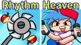 Friday Night Funkin' Rhythm Heaven FULL WEEK, Dog Ninja + Glee Club Minigame (FNF Mod/Slicing Fruit)