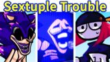 Friday Night Funkin': Sextuple Scramble [Triple Trouble but 2 more players joined] | FNF Mod/HARD