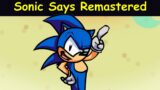 Friday Night Funkin': Sonic Says ('No Good' Song) Remastered Full Week [FNF Mod/HARD]