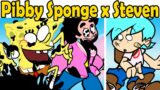 Friday Night Funkin' VS. Pibby Spongebob x Steven Corrupted (Come learn with Pibby x FNF Mod)