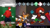 Friday Night Funkin' VS Sonic Pajero In Real Life | Tails Caught Sonic (FNF IRL) (Tails & Knuckles)