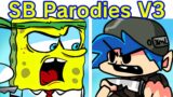 Friday Night Funkin' VS Spongebob Parodies V3 FULL WEEK + References (FNF Mod/Spongebob Squarepants)