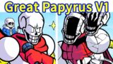 Friday Night Funkin': VS The Great Papyrus V1.0 FULL WEEK (Expurgation, Triple Trouble..) | FNF Mod