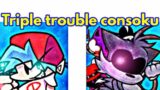 Friday Night Funkin' VS Triple trouble Consoku / Sonic (FNF Mod/Hard/UPDATE)