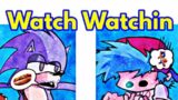 Friday Night Funkin' VS Watch Watchin / Sonic (FNF Mod/Hard)