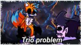 Friday night funkin U-side VS Tails.exe Trio problem Act3 Arquimedes Tails vs Dad,Cover Final Round