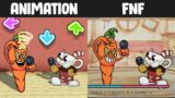 FunkHead – Carrot Boss FNF Character Test | Gameplay VS Minecraft Animation | Cuphead