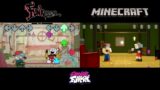 Funkhead VS Minecraft – Cuphead Gameplay Comparison (FNF Mod)