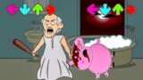 Horror Peppa Pig and Granny in Friday Night Funkin be like | Granny VS Peppa