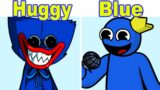 Huggy Wuggy vs Blue Rainbow Friends – Friday Night Funkin