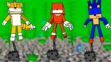 Knuckles + Sonic And Tails Dancing Meme – Good Ending (Minecraft Animation) FNF