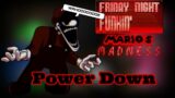 Luigi And Tari React To Power Down || Friday Night Funkin’ || Mario’s Madness || Ft MLL And Bendy ||