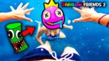 RAINBOW FRIENDS 2 “SLICED” FNF Below The Depths Got Me Like | FNF In Real Life x PARKOUR