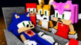 R.I.P Sonic FNF Corrupted “SLICED” But Everyone Sings It | Dancing Meme (Minecraft Animation)