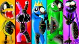 Rainbow Friends Corrupted : Blue x Green, Pink and Purple vs Learn With Pibby FNF – Roblox Animation