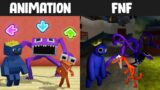 Rainbow Friends – FNF Character Test | Gameplay VS Minecraft Animation