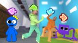 Rainbow Friends  Roblox vs Minecraft vs Real Life  FNF Mod Full Play