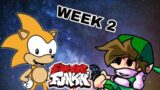 Rainbow Sonic Vs  @Luigi Fan – Friday Night Funkin Full Week 2