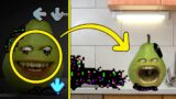 References In FNF VS Corrupted Pear Part 2 | Corrupted Annoying Orange | Come Learn With Pibby!