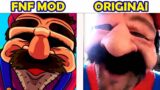 Ring Cam Mario – FNF Mod VS Original FGTeeV Comparison