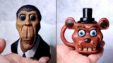 [Roblox] Making Obunga & Freddy Mug Sculptures Timelapse [NICO'S NEXTBOTS] – Friday Night Funkin