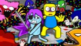 Roblox Rainbow Friend  Corrupted "SLICED"  | Annoying Orange x FNF x Roblox Animation