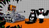 “SLICED UGH” Tankman VS Corrupted Annoying Orange on Military Base x FNF Minecraft Animation