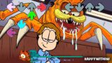Scary New GARFIELD Monster wants Lasagna in Friday Night Funkin be like | FNF GOREFIELD