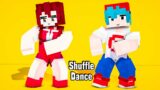 Shuffle Dance Meme : Friday Night Funkin and Girlfriend, Super Idol Meme – Minecraft Animation