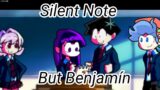 Silent Note But Benjamin sing it/FNF Komi Cover/FNF Unlabeled Anime Mod