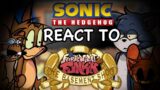 Sonic Characters React Friday Night Funkin VS Jerry 1.5 Update // Tom’s Basement // FULL WEEK