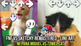 VS Sketchy BUT EL GATO MICHAEL VS TOWEL KITTEN – Friday Night Funkin Animation