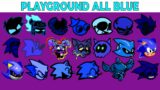 FNF Character Test | Gameplay VS My Playground | ALL Blue Test #5