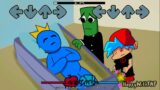 Blue is DEAD?!?! | Friday Night Funkin' VS RAINBOW FRIENDS be like | FNF x Roblox Animation