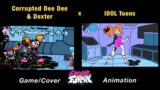 Pibby Corrupted Dee Dee VS Dexter & BF | Come Learn With Pibby x FNF Animation x GAME